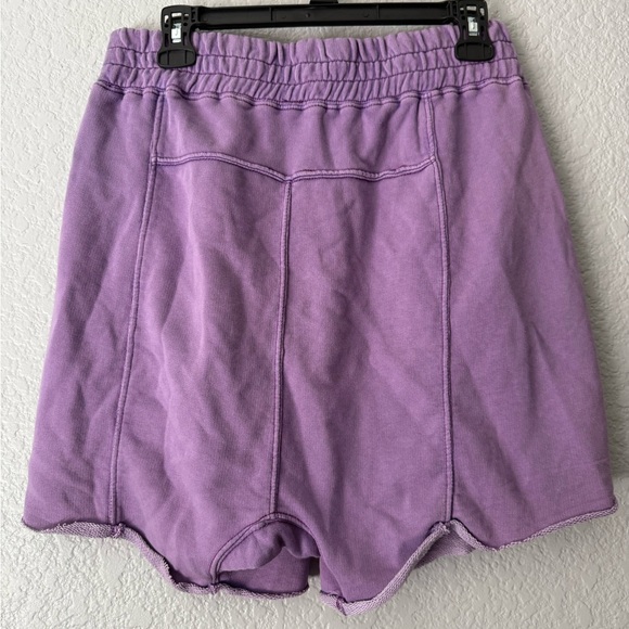 NEW FREE PEOPLE FP MOVEMENT SUPER BERRY PURPLE ALL STAR LOGO SHORTS SZ M - Picture 5 of 11